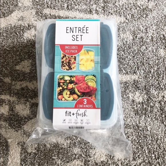 Fit Fresh Kitchen Fit Fresh Entree Set 3 Containers Poshmark